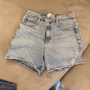 Frame Denim Light Blue Jean Shorts